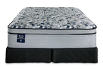 Sealy Posturepedic® Palatial Crest® Kamden II Firm Eurotop Queen Mattress and Split Boxspring Set