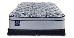 Sealy Posturepedic® Palatial Crest® Tenley II Medium Eurotop Queen Mattress and Low Profile Split Boxspring Set