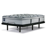 Sealy Posturepedic® Palatial Crest® Kamden II Firm Eurotop Queen Mattress and L2 Motion Pro Adjustable Base