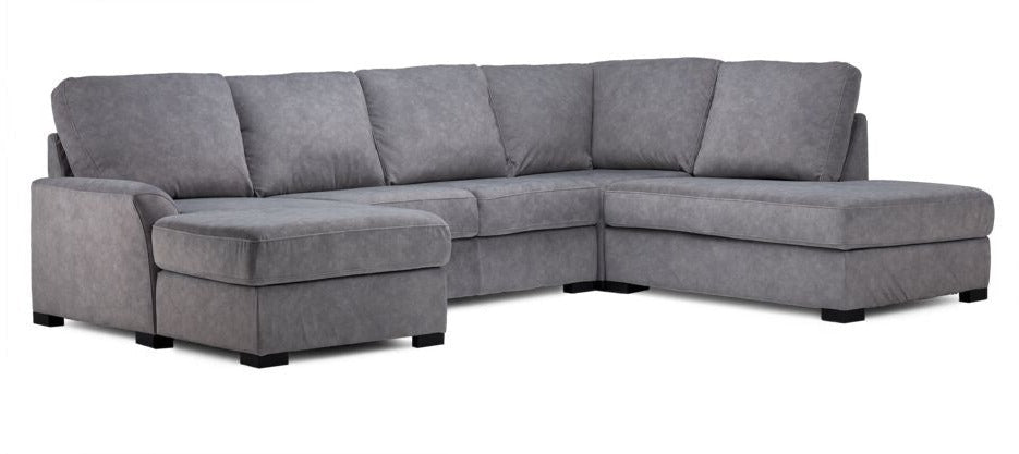 ケリハーレム　LEON Kaylin 4-Piece Sectional with Left-Facing Chaise - Grey | Leon's