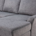 Kaylin 4-Piece Sectional with Right-Facing Chaise - Grey