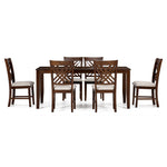 Kai 7-Piece Extendable Dining Set - Brown