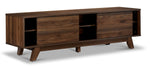 Karlee 63" TV Stand - Walnut Brown