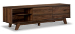 Karlee 63" TV Stand - Walnut Brown