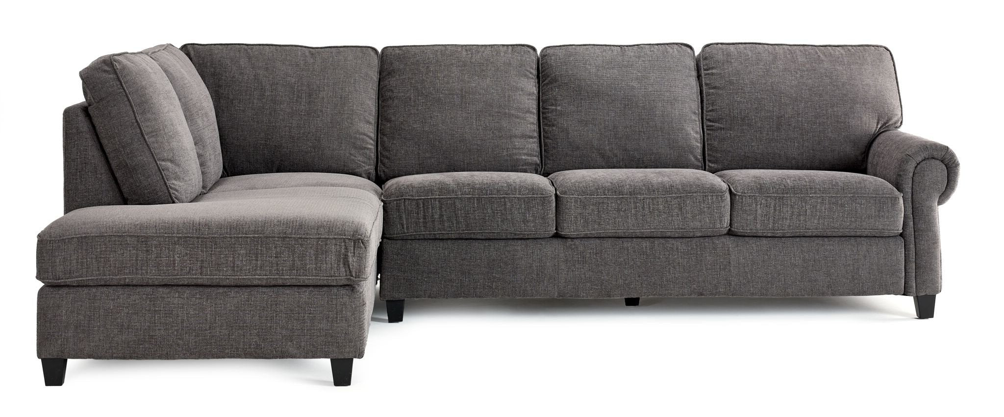 Kasey 2-Piece Sectional with Left Facing Chaise - Grey