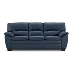 Kendrick Leather Sofa - Blue