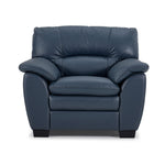 Kendrick Leather Chair - Blue