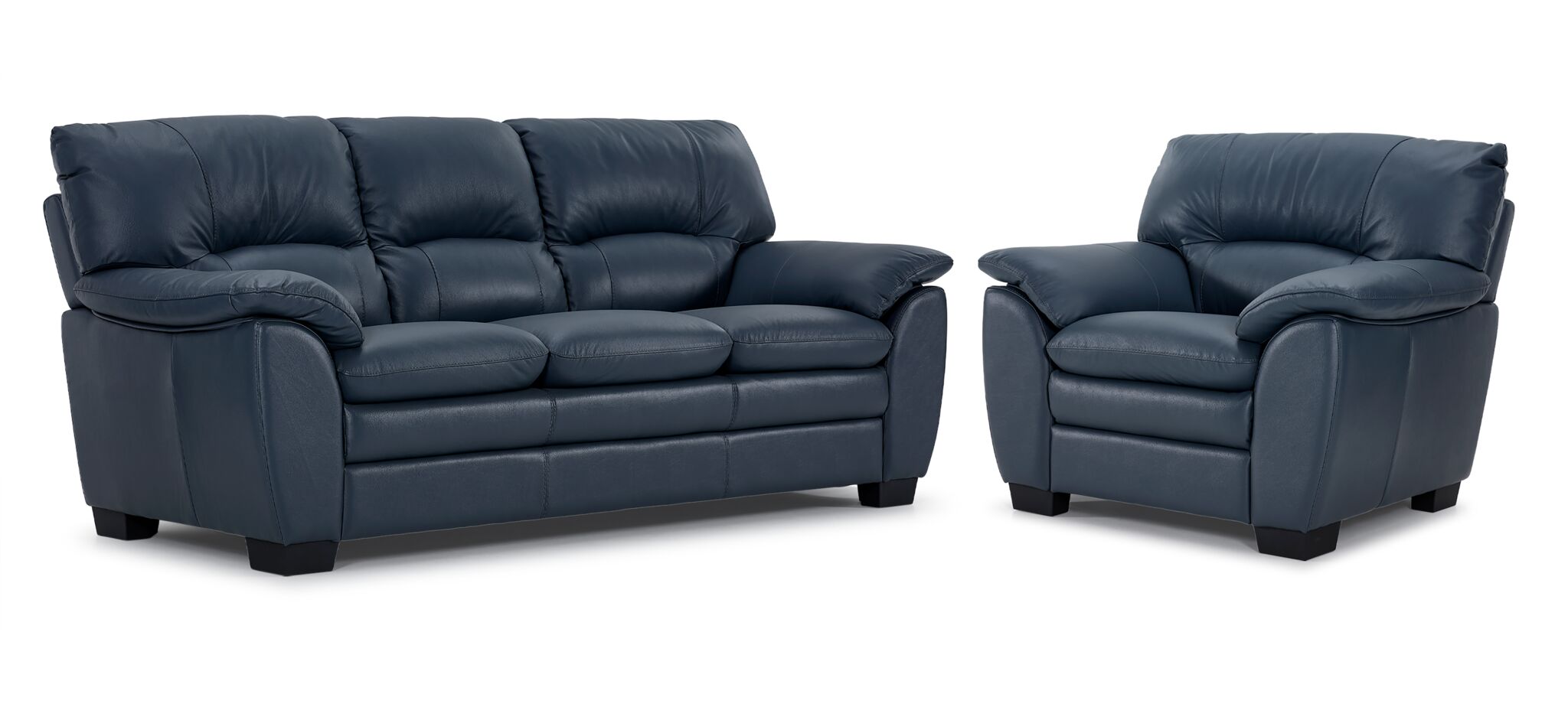 Haven Dual Power Reclining Sofa and Chair Set - Grey | Leon's