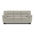 Kendrick Leather Sofa - Silver Grey