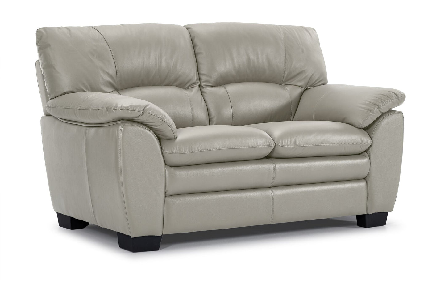 Kendrick Leather Loveseat - Beige