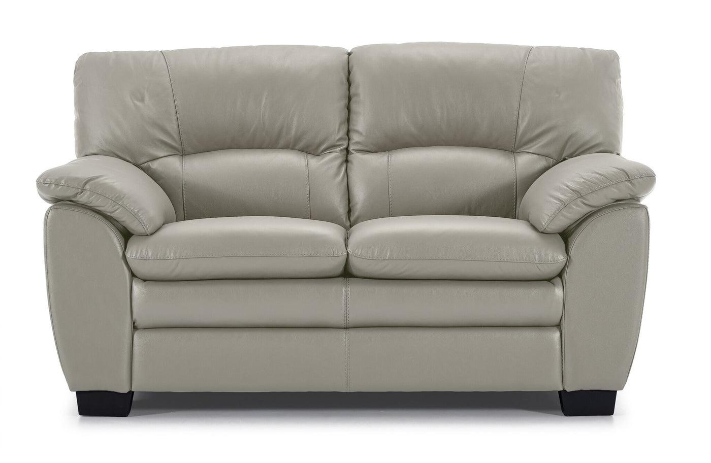 Kendrick Leather Loveseat - Beige