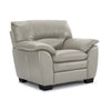 Kendrick Leather Chair - Silver Grey