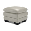 Kendrick Leather Ottoman - Beige