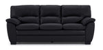 Kendrick Leather Sofa - Black