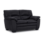 Kendrick Leather Sofa, Loveseat and Chair Set - Black