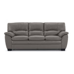 Kendrick Leather Sofa - Grey