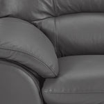 Kendrick Leather Sofa - Grey