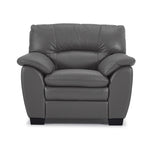 Kendrick Leather Chair - Grey
