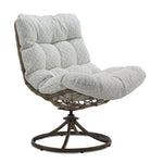 Kenosha Outdoor Swivel Chair - Dark Grey
