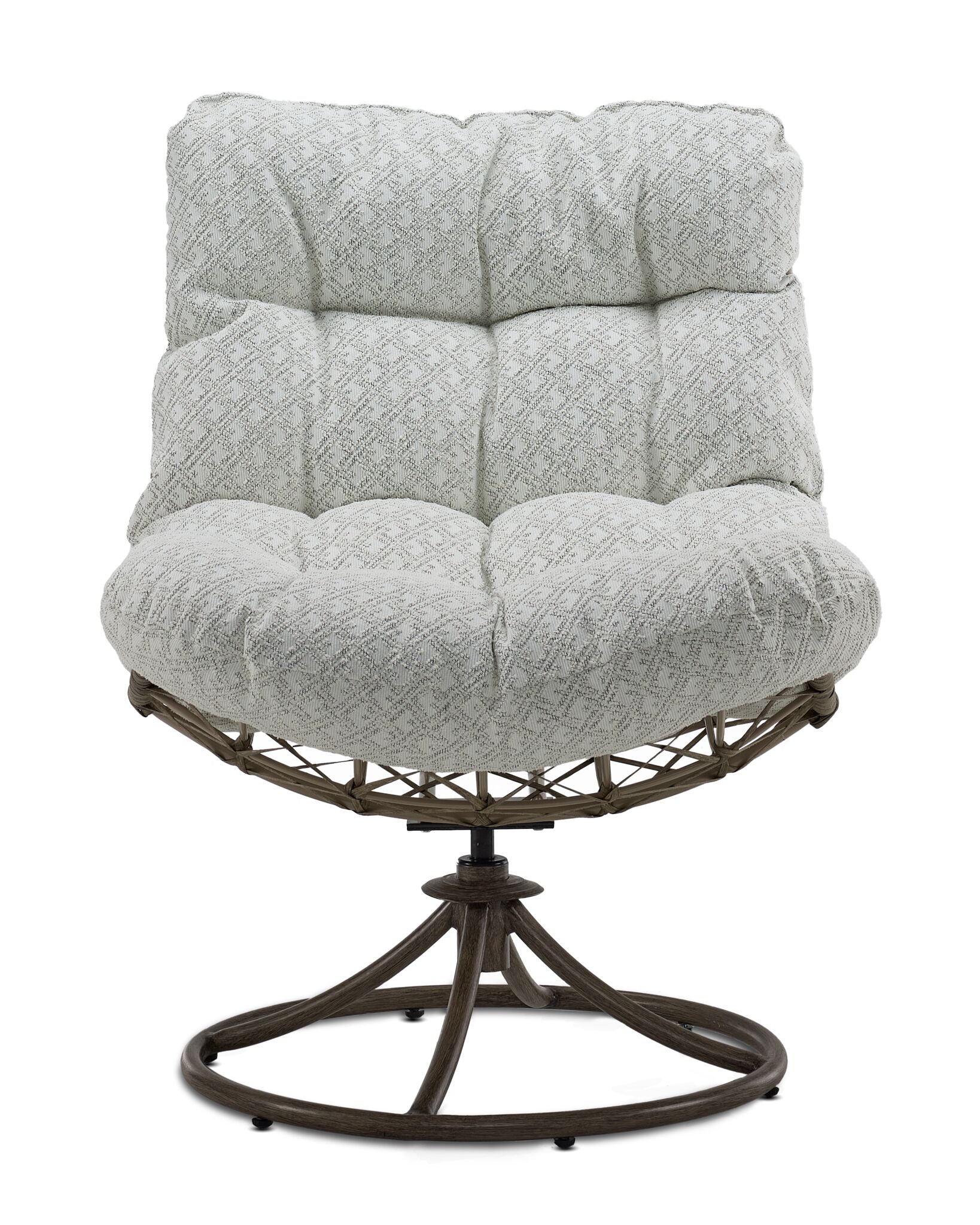 Kenosha Outdoor Swivel Chair - Dark Grey