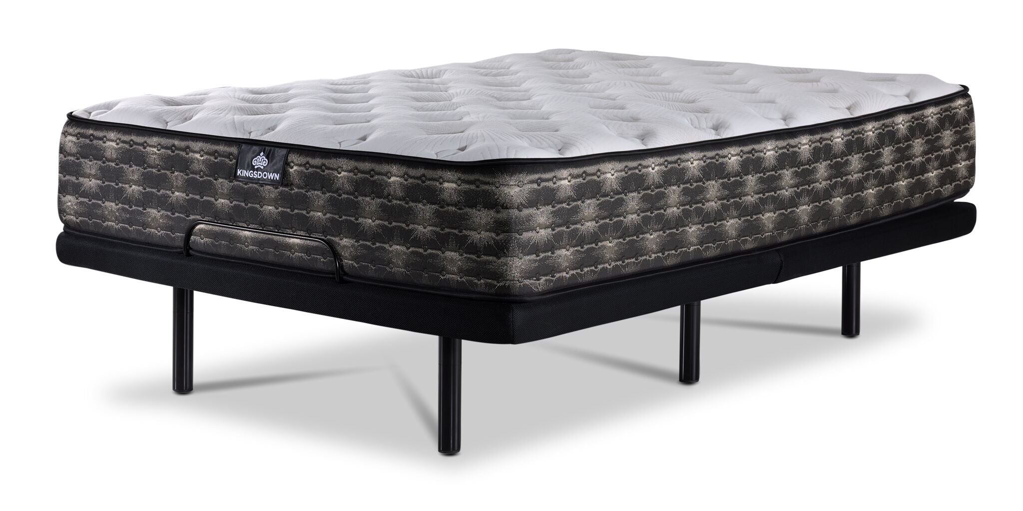In Harmony - Kingsdown Concert Medium Tight Top Queen Mattress and L2 Motion Fit Adjustable Base