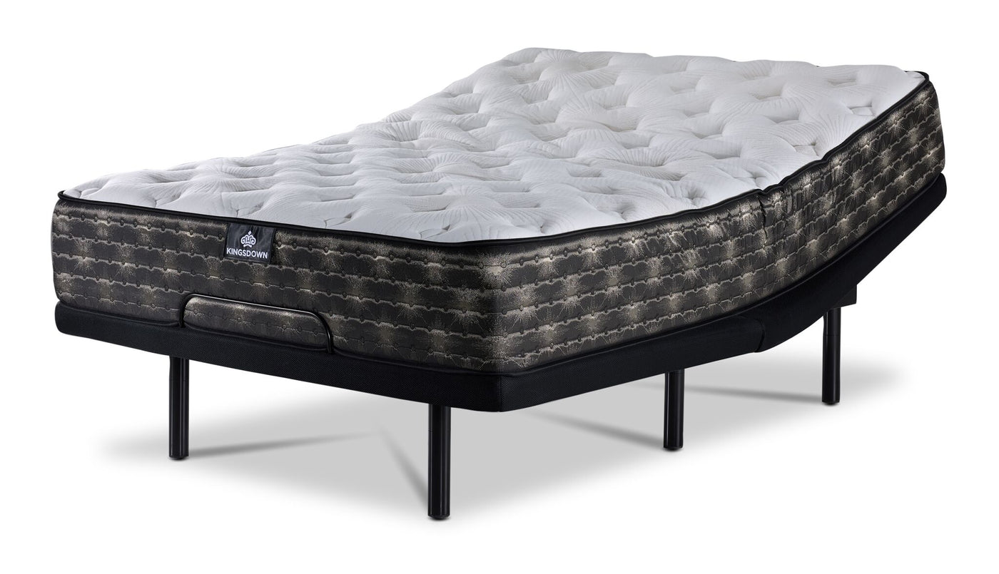Kingsdown Concert Medium Tight Top Full Mattress and L2 Motion Fit Adjustable Base