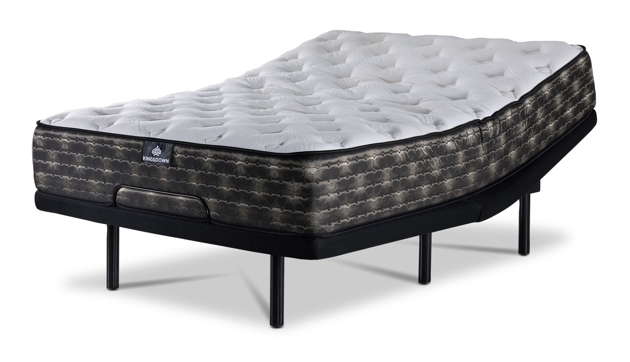 In Harmony - Kingsdown Concert Medium Tight Top Full Mattress and L2 Motion Fit Adjustable Base