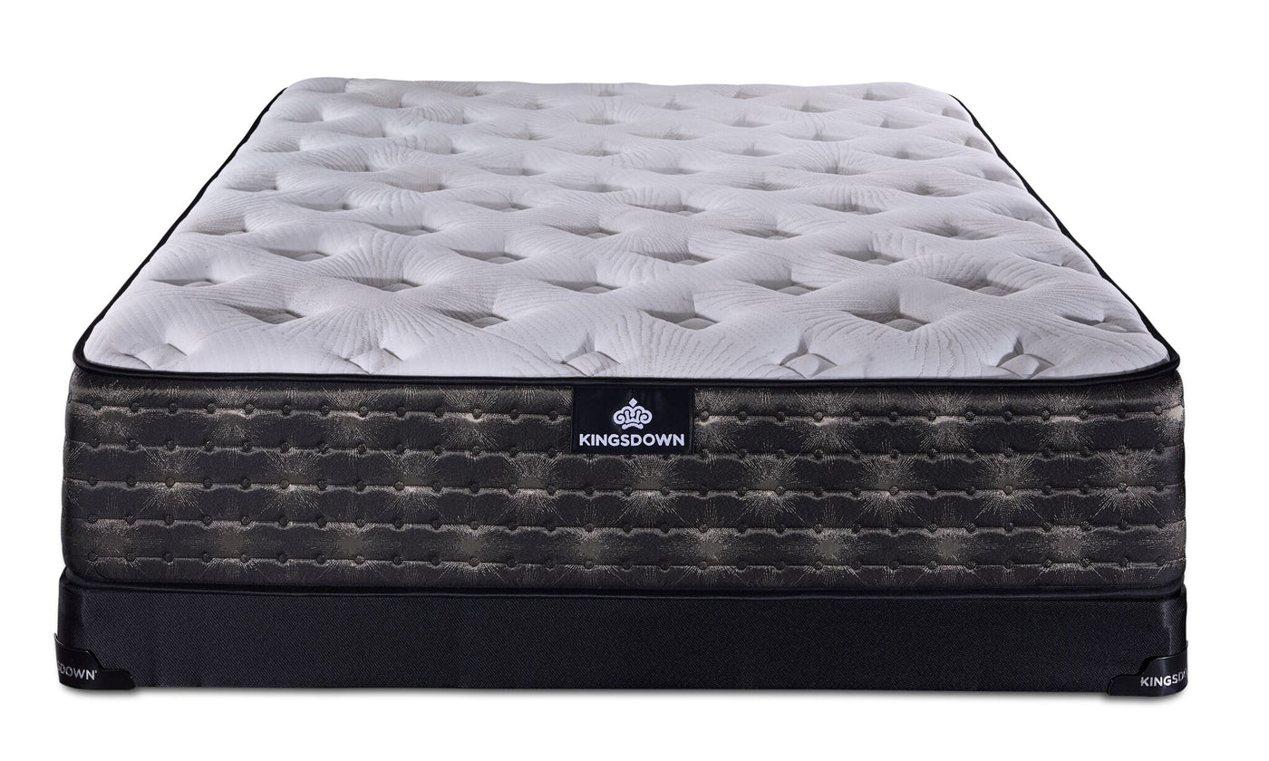 Kingsdown Concert Medium Tight Top Twin Mattress and Low Profile Boxspring Set