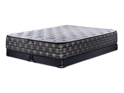 Kingsdown Concert Medium Tight Top Queen Mattress and Split Low Profile Boxspring Set