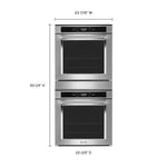 KitchenAid Fingerprint Resistant Stainless Steel 24" Double Wall Oven (5.8 Cu.Ft.) - KODC504PPS