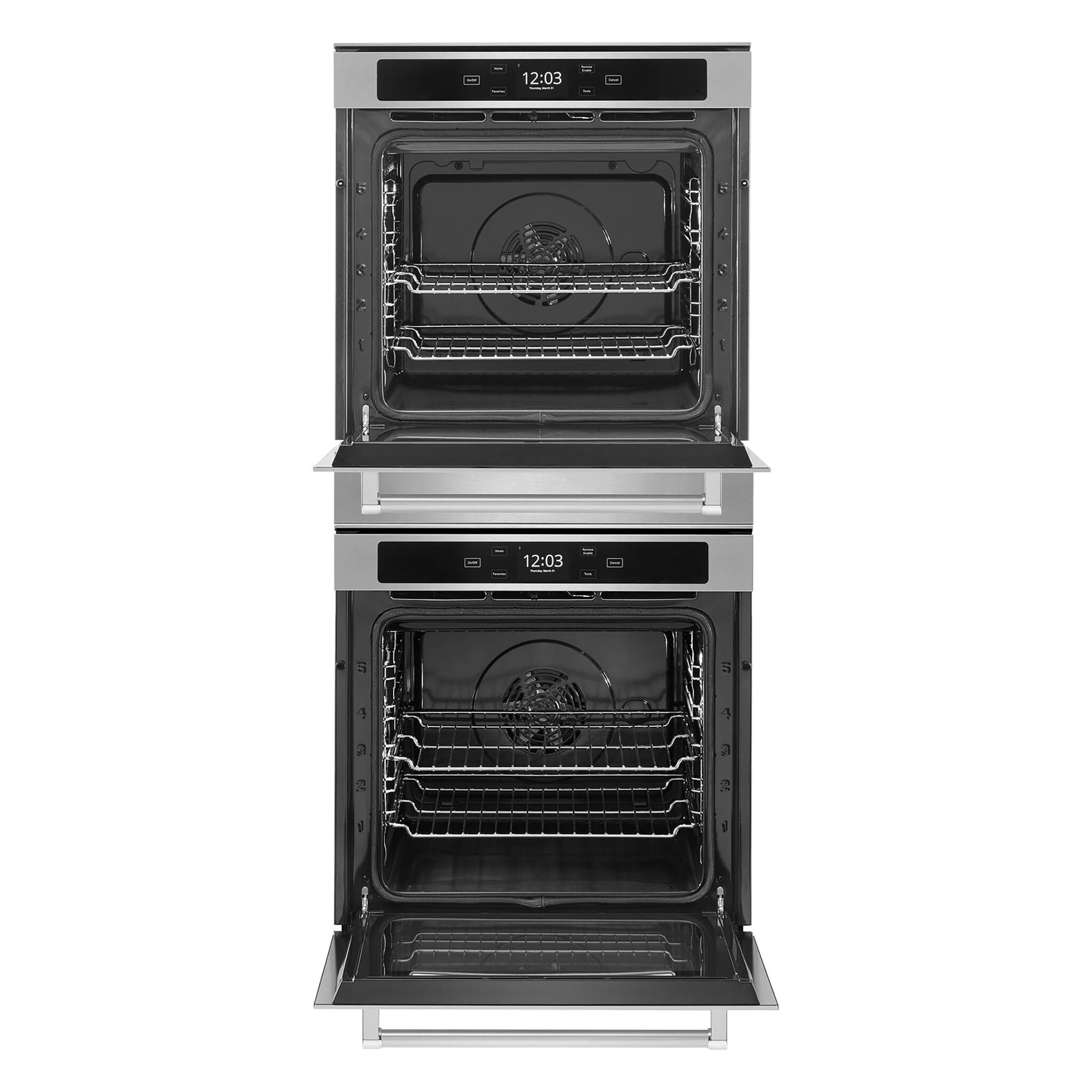 KitchenAid Fingerprint Resistant Stainless Steel 24" Double Wall Oven (5.8 Cu.Ft.) - KODC504PPS