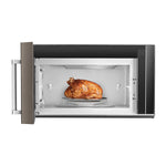 KitchenAid Black Stainless Steel with PrintShield™ Finish Over-the-Range Microwave (1.90 Cu Ft) - YKMHC319LBS