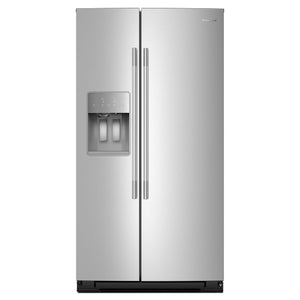 KitchenAid Printshield™ Stainless Steel Counter-Depth Side-by-Side Refrigerator (20.8 Cu. Ft.) - KRSC536RPS