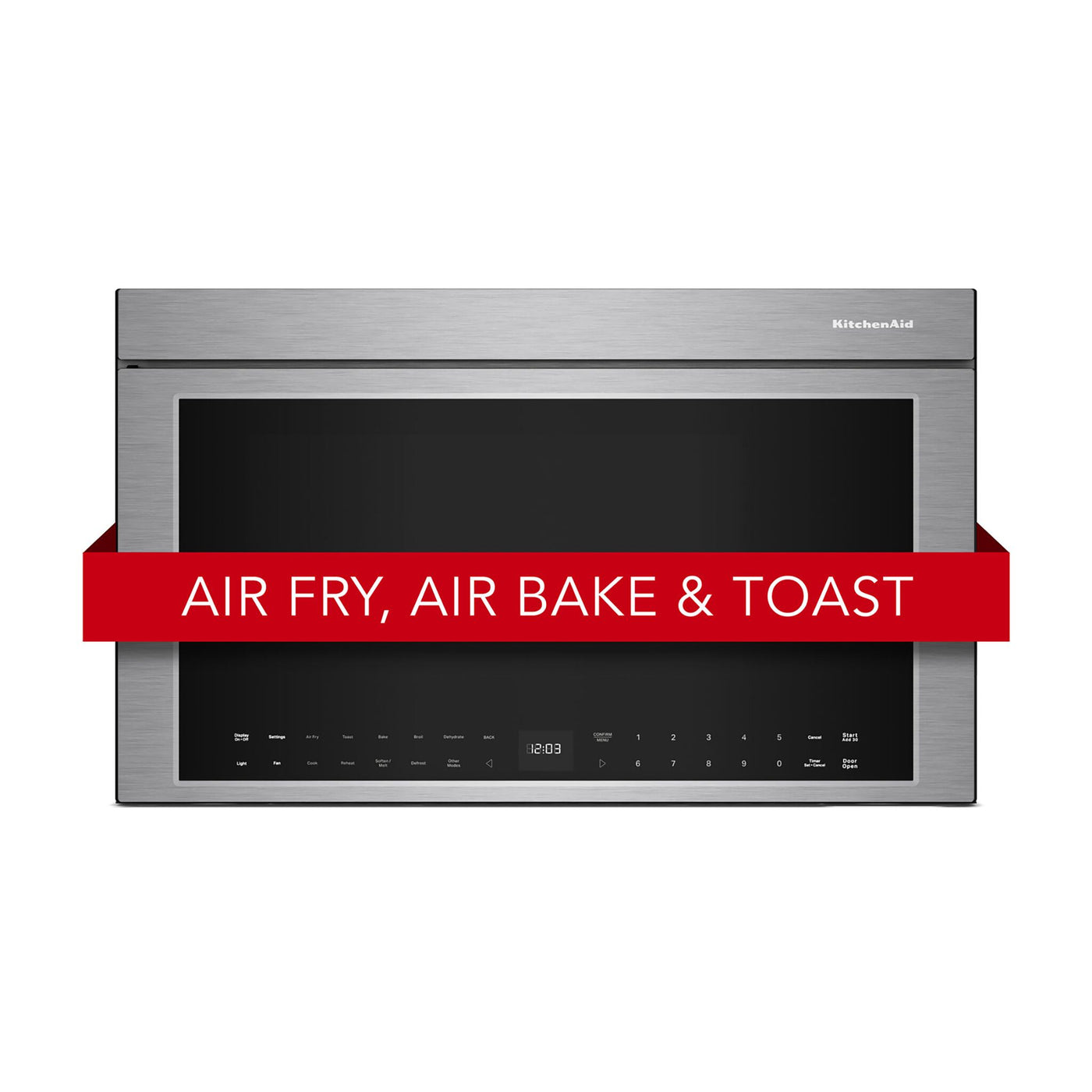 KitchenAid PrintShield Stainless Over-the-Range Microwave (1.1 Cu Ft) - YKMMF730PPS--