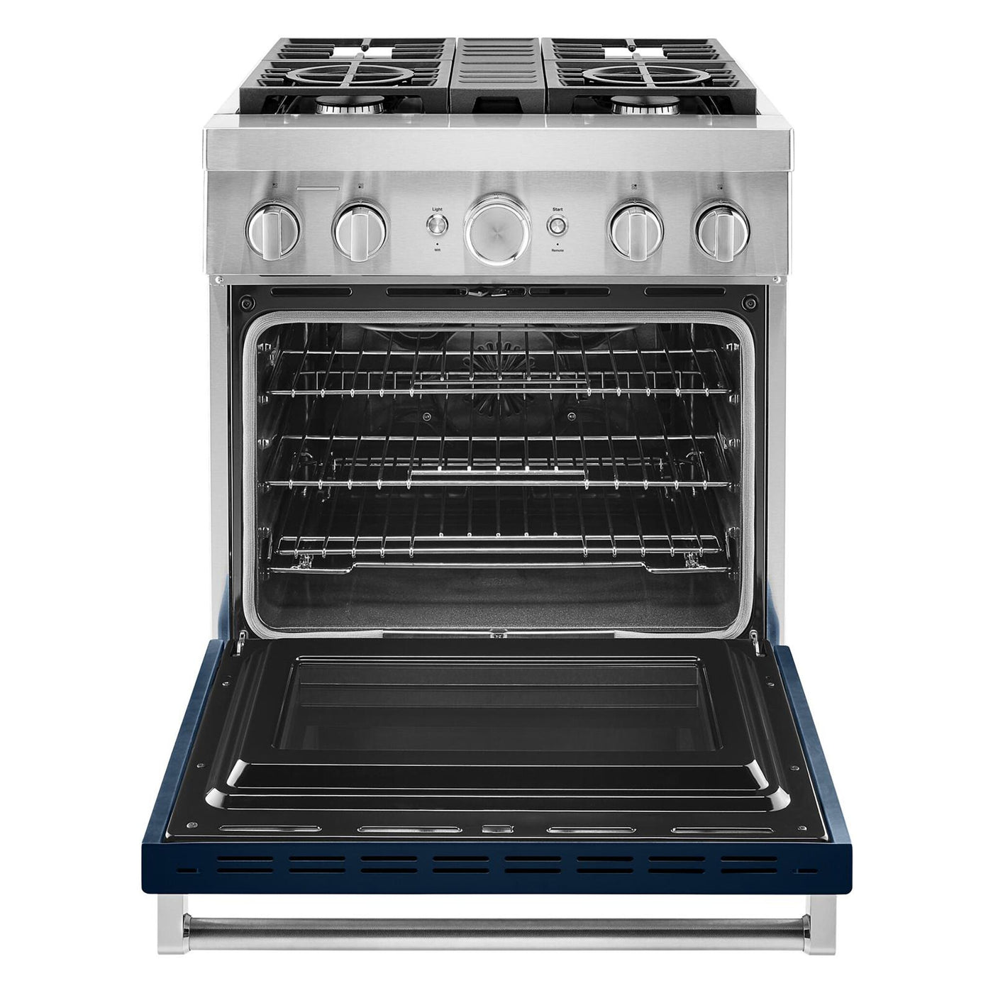 KitchenAid® Ink Blue Smart Freestanding Dual Fuel Range (4.1 Cu. Ft.) - KFDC500JIB