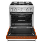 KitchenAid Scorched Orange Smart Dual Fuel Freestanding Range (4.1 Cu. Ft.) - KFDC500JSC