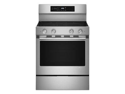 KitchenAid Printshield Stainless Freestanding Electric Convection Range (5.3 cu.ft.) - YKFES530SPS