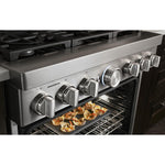 KitchenAid Matte Milkshake Smart Freestanding Gas Range (5.1 Cu. Ft.) - KFGC506JMH