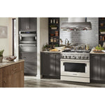 KitchenAid Matte Milkshake Smart Freestanding Gas Range (5.1 Cu. Ft.) - KFGC506JMH