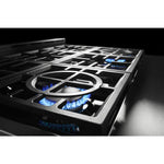 KitchenAid Matte Milkshake Smart Freestanding Gas Range (5.1 Cu. Ft.) - KFGC506JMH