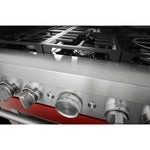 KitchenAid Scorched Orange Smart Freestanding Gas Range (5.1 Cu. Ft.) - KFGC506JSC