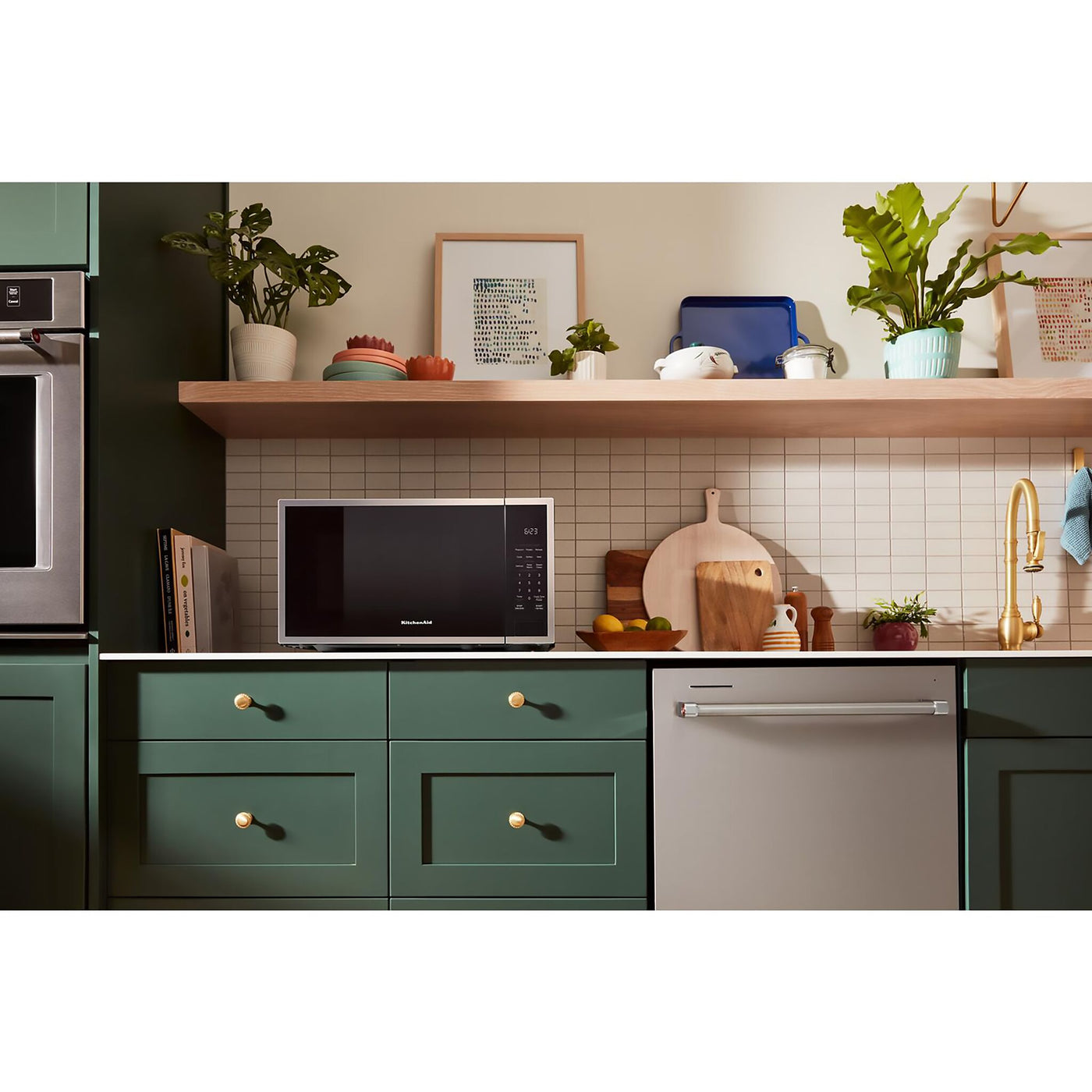 KitchenAid Stainless Steel Countertop Microwave (1.6 cu.ft.) - YKMCS122SSS