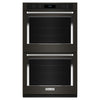 KitchenAid PrintShield™ Finish Black Stainless Steel 27" Double Wall Oven (8.6 Cu.Ft.) - KOED527PBS