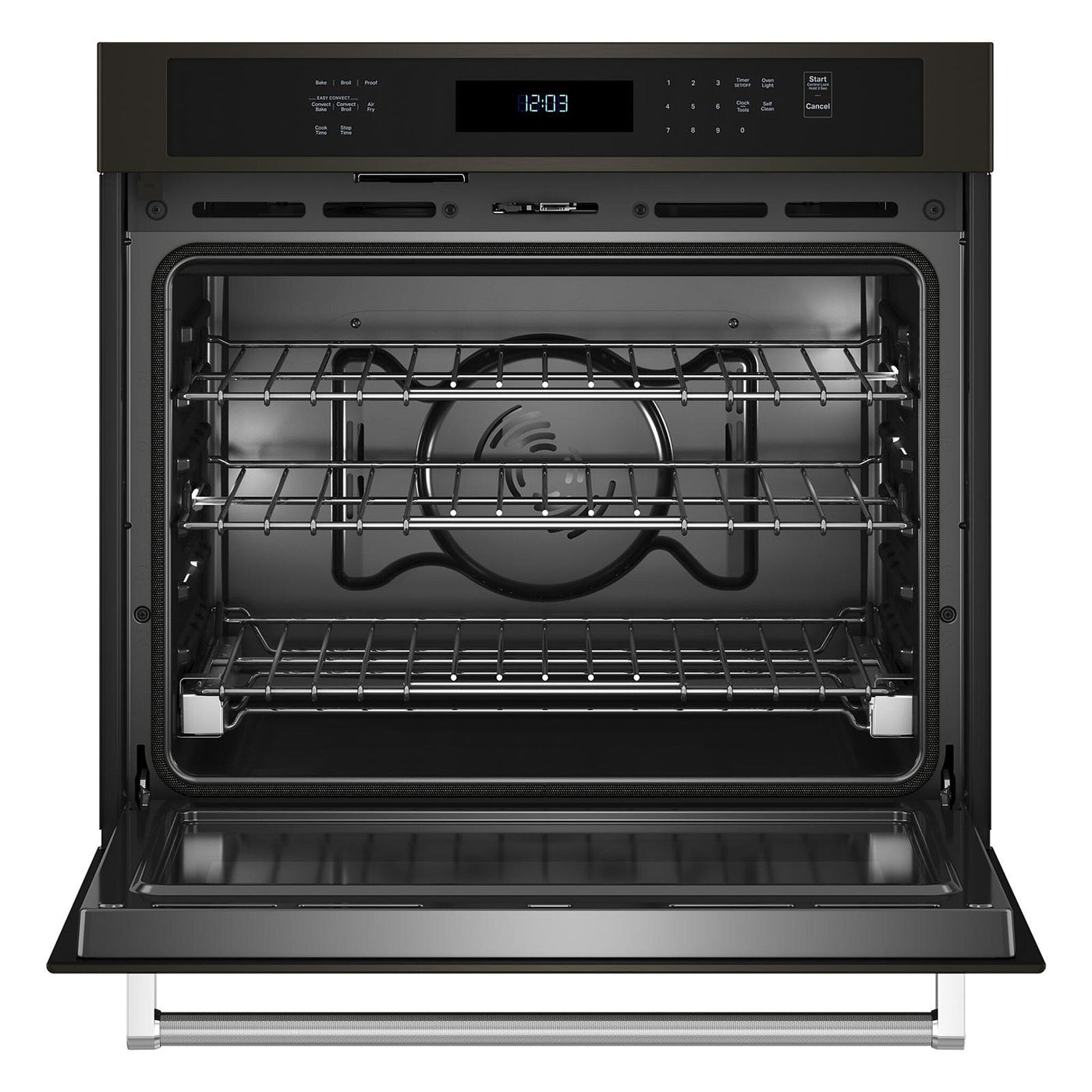 KitchenAid Black Stainless Steel with PrintShield™ Finish 30" Wall Oven (5.00 Cu Ft) - KOES530PBS