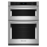 KitchenAid PrintShield Stainless 30" Wall Oven and Microwave Combination (5.0 Cu. Ft. / 1.4 Cu. Ft.) - KOEC530PPS