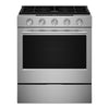KitchenAid Fingerprint Resistant Stainless Steel Slide-In Gas Convection Range (5 cu.ft.) - KSGS330SPS