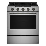 KitchenAid Fingerprint Resistant Stainless Steel Slide-In Gas Convection Range (5 cu.ft.) - KSGS530SPS