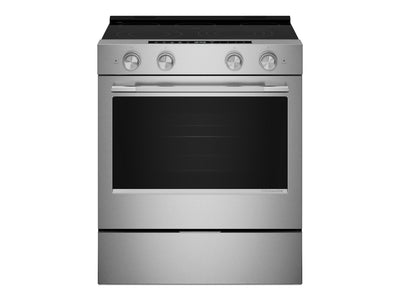 KitchenAid PrintShield Stainless Slide-in Electric Convection Range (5.3 cu.ft.) - YKSES330SPS