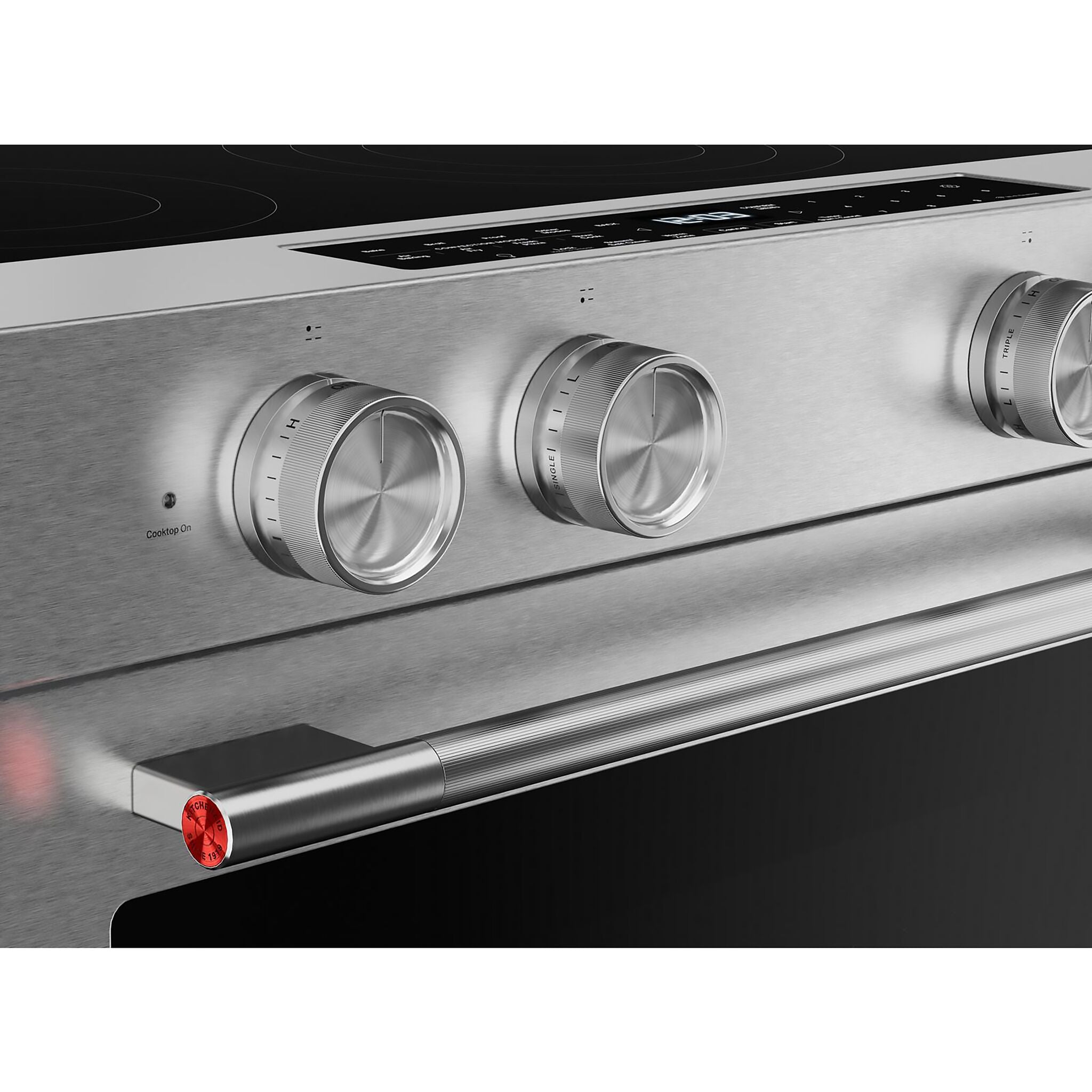 KitchenAid PrintShield Stainless Slide-in Electric Convection Range (5.3 cu.ft.) - YKSES330SPS