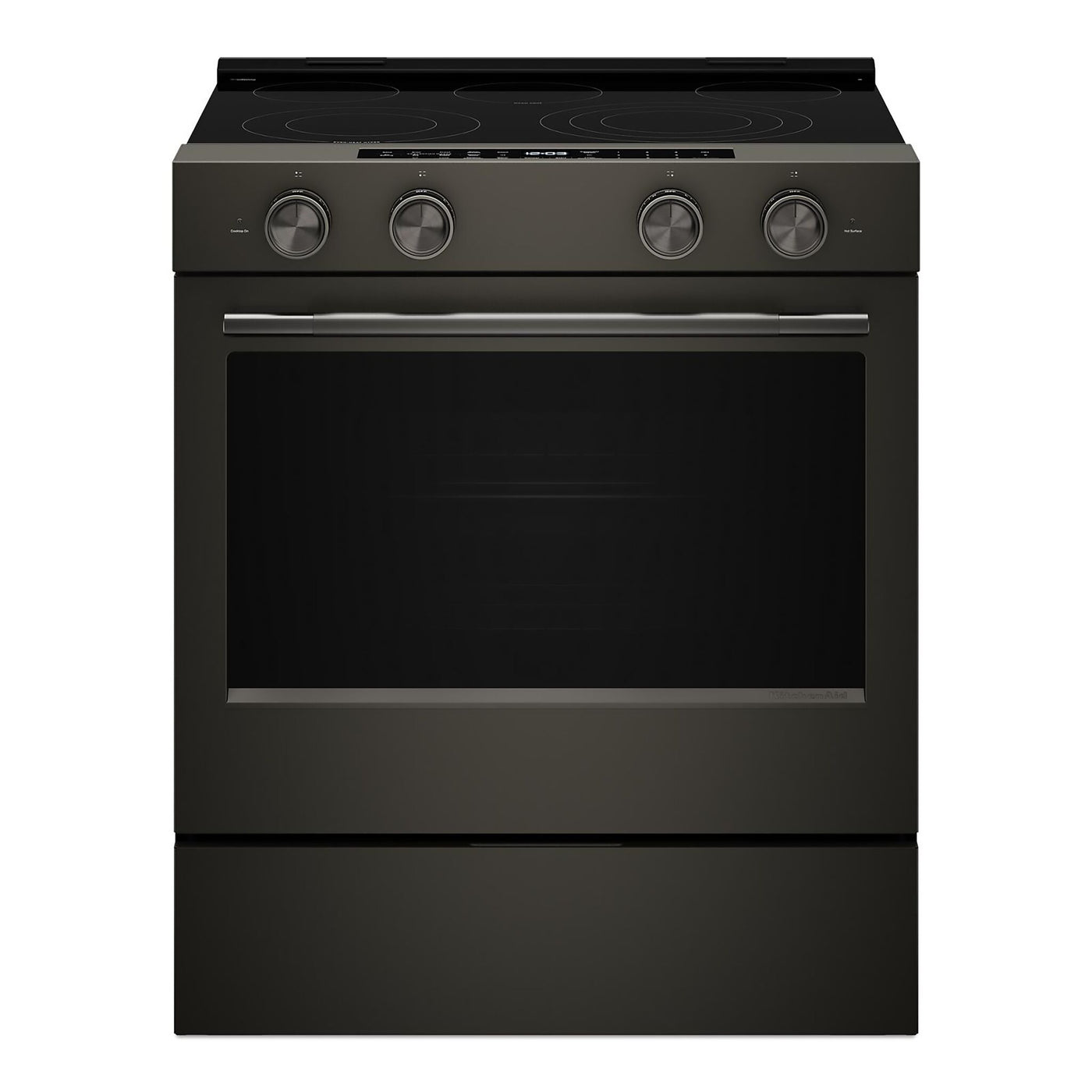 KitchenAid Black Ore Slide-In Electric Convection Range (5.3 cu.ft.) - YKSES530SBE